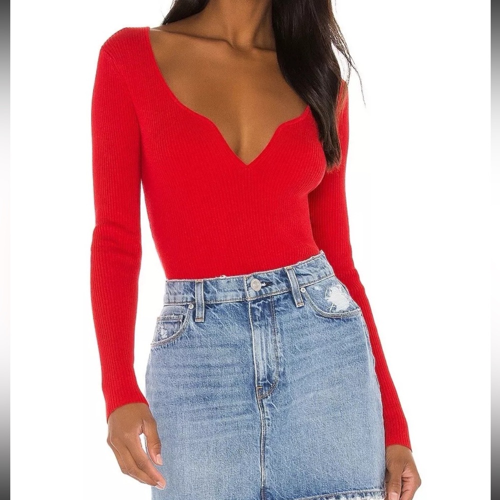 Lovers & Friends Ribbed Darren Long Sleeve